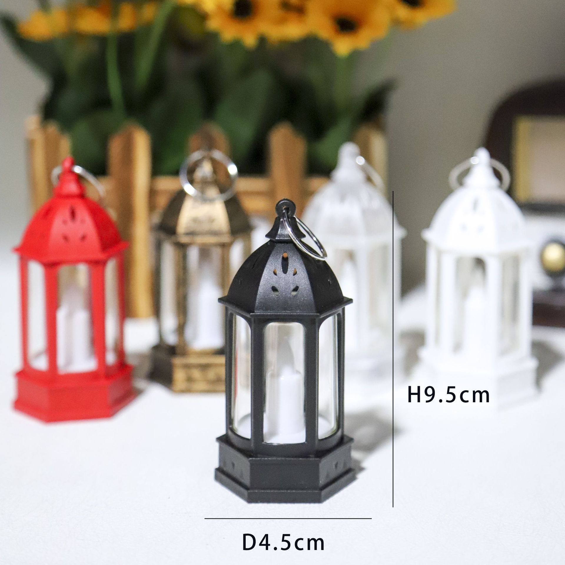 Candle Holder Supplies - 미니 크리에이티브 분위기 조명 크리스마스 레트로