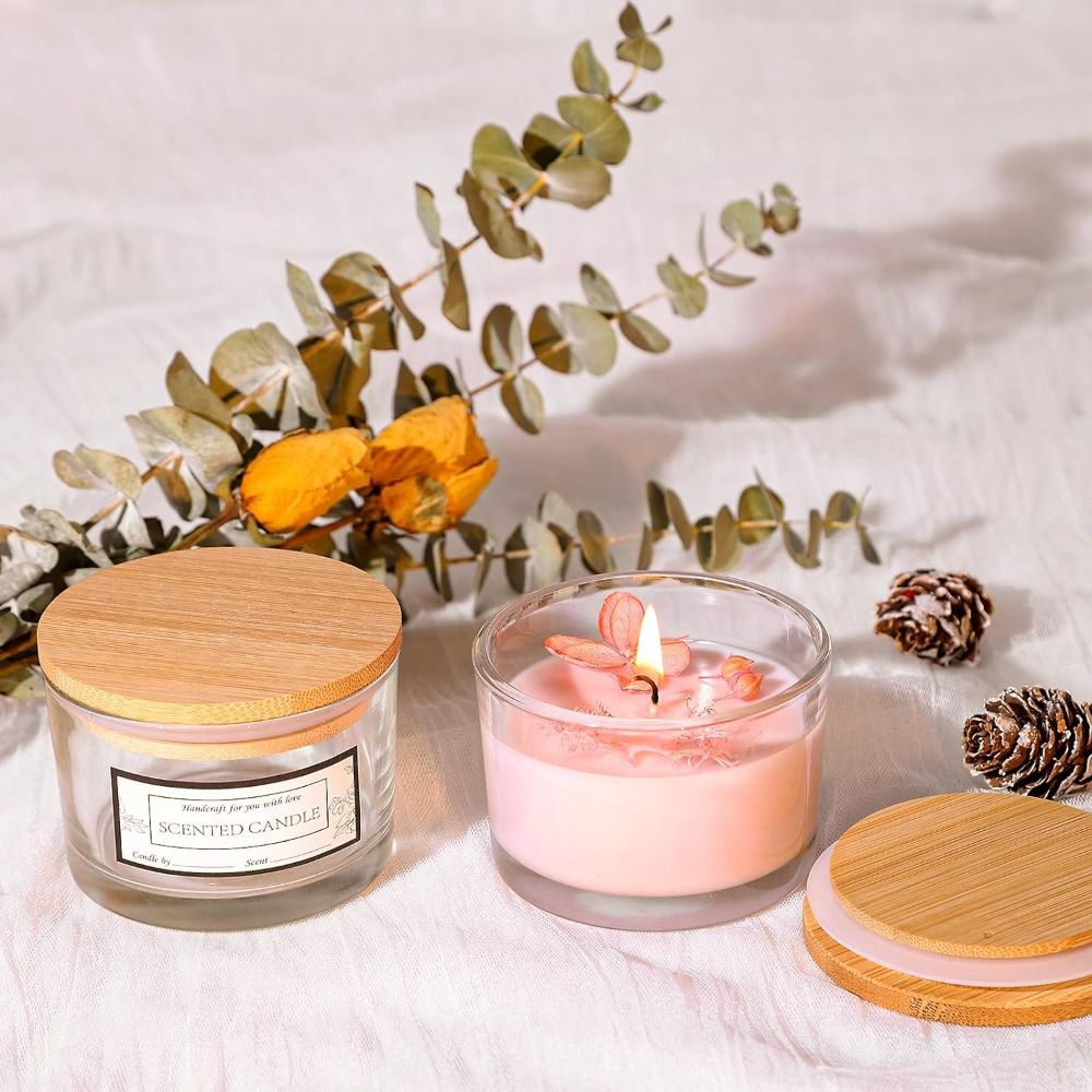 Candle Making Supplies Jars - 새로운 투명 유리 양초 항아리 투명