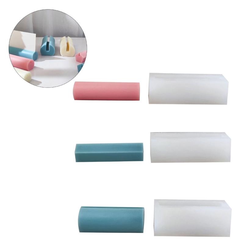 Candle Supplies For Business - 에폭시 수지 시멘트용 실리콘 명함 홀더