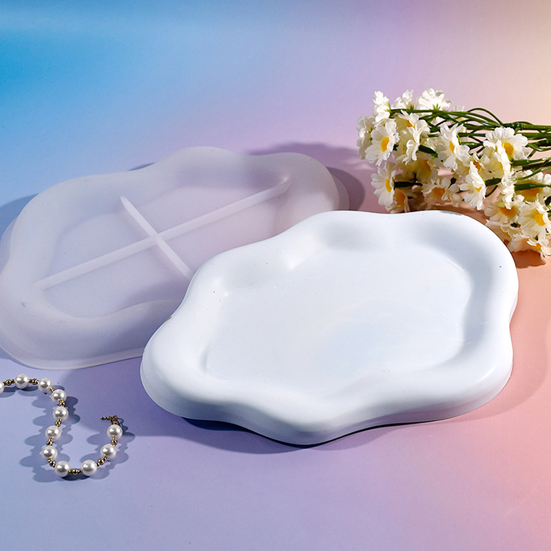 불규칙한 구름 모양 트레이 실리콘 레진 몰드 콘크리트  - Candle Holder Supplies 리뷰 및 가격