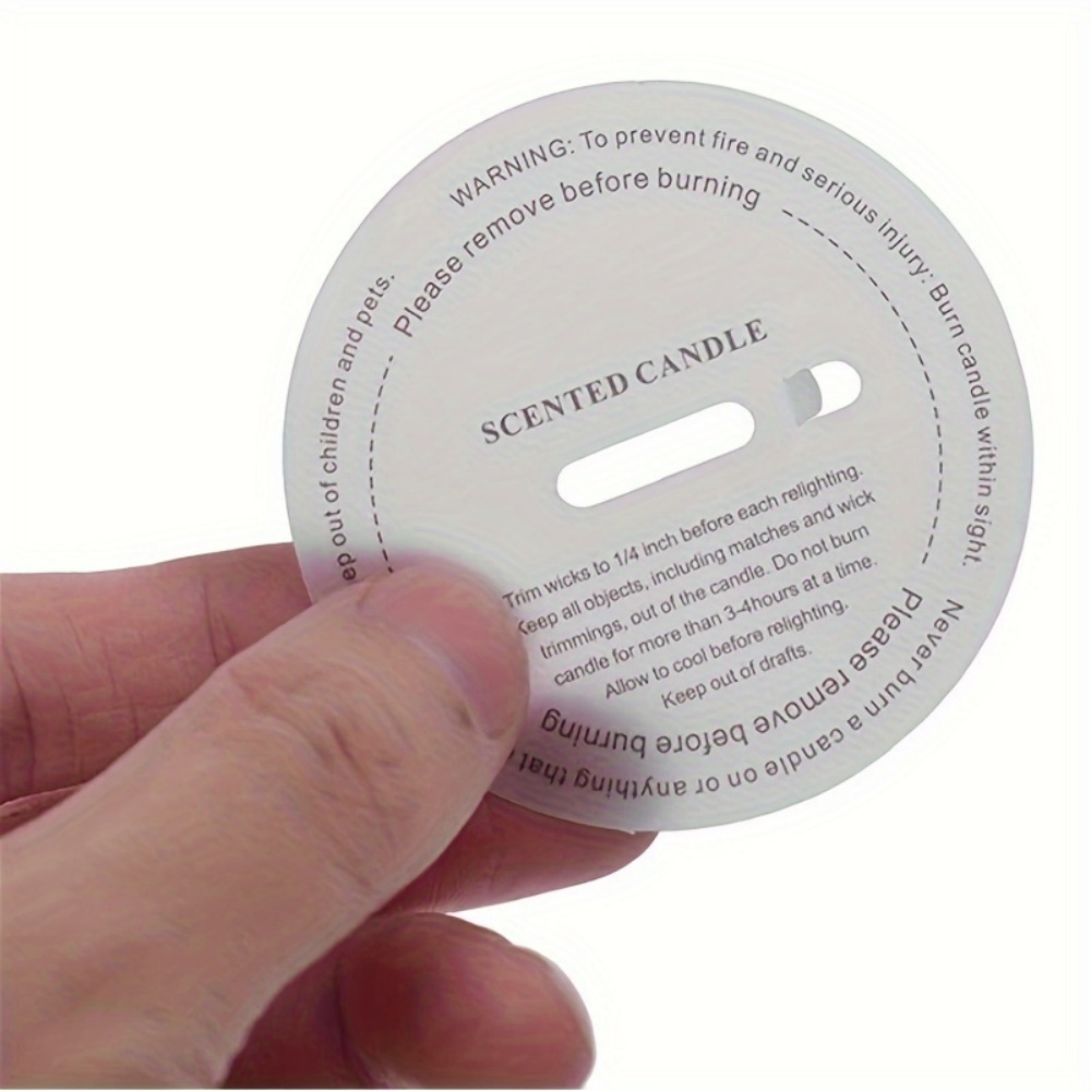10/50개 양초 컵 라벨 원형 DIY 수제 아로마 양 - Candle Making Supplies Jars 리뷰 및 가격