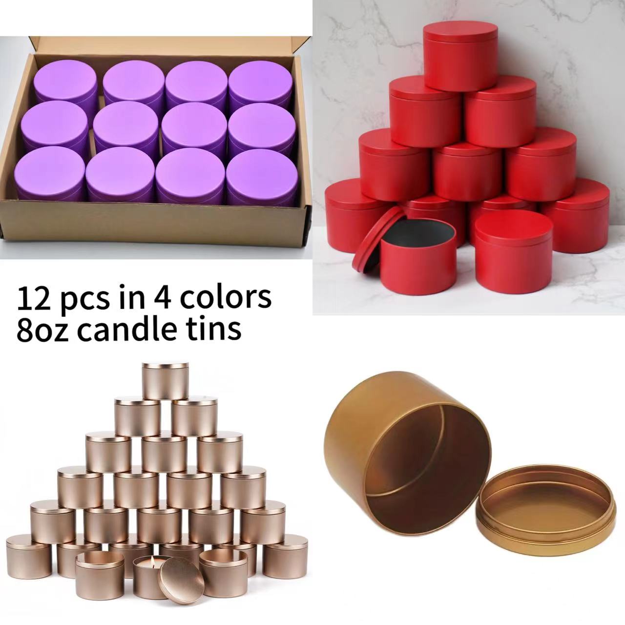 뚜껑이 달린 금속 양초 통-DIY 양초 제작 키트, 향 - Candle Making Supplies Jars 리뷰 및 가격