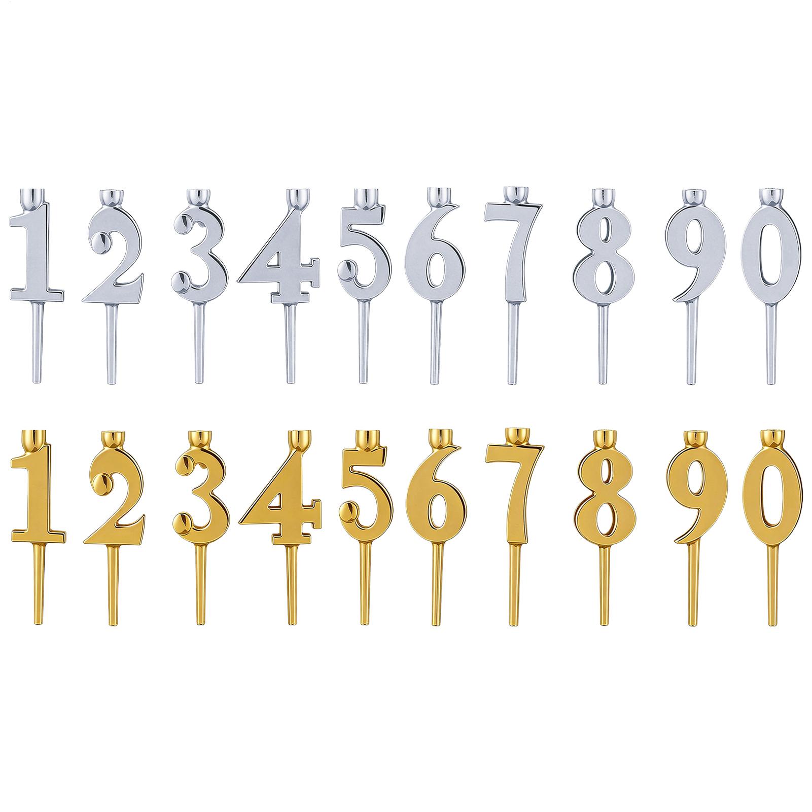 케이크용 숫자 생일 캔들 홀더 10개 생일 파티 용품  - Candle Holder Supplies 리뷰 및 가격
