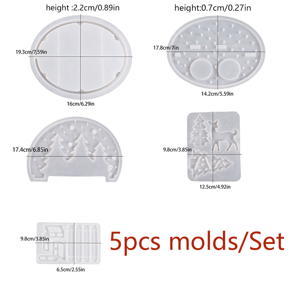 크리스마스 엘크 티라이트 캔들 홀더 실리콘 몰드, 3D - Candle Holder Supplies 리뷰 및 가격