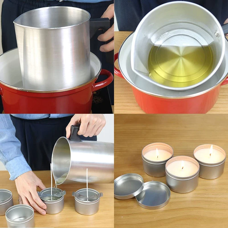 양초 만들기 용품 키트 DIY 양초 왁스 녹이는 도구  - Candle Making Supplies Jars 리뷰 및 가격