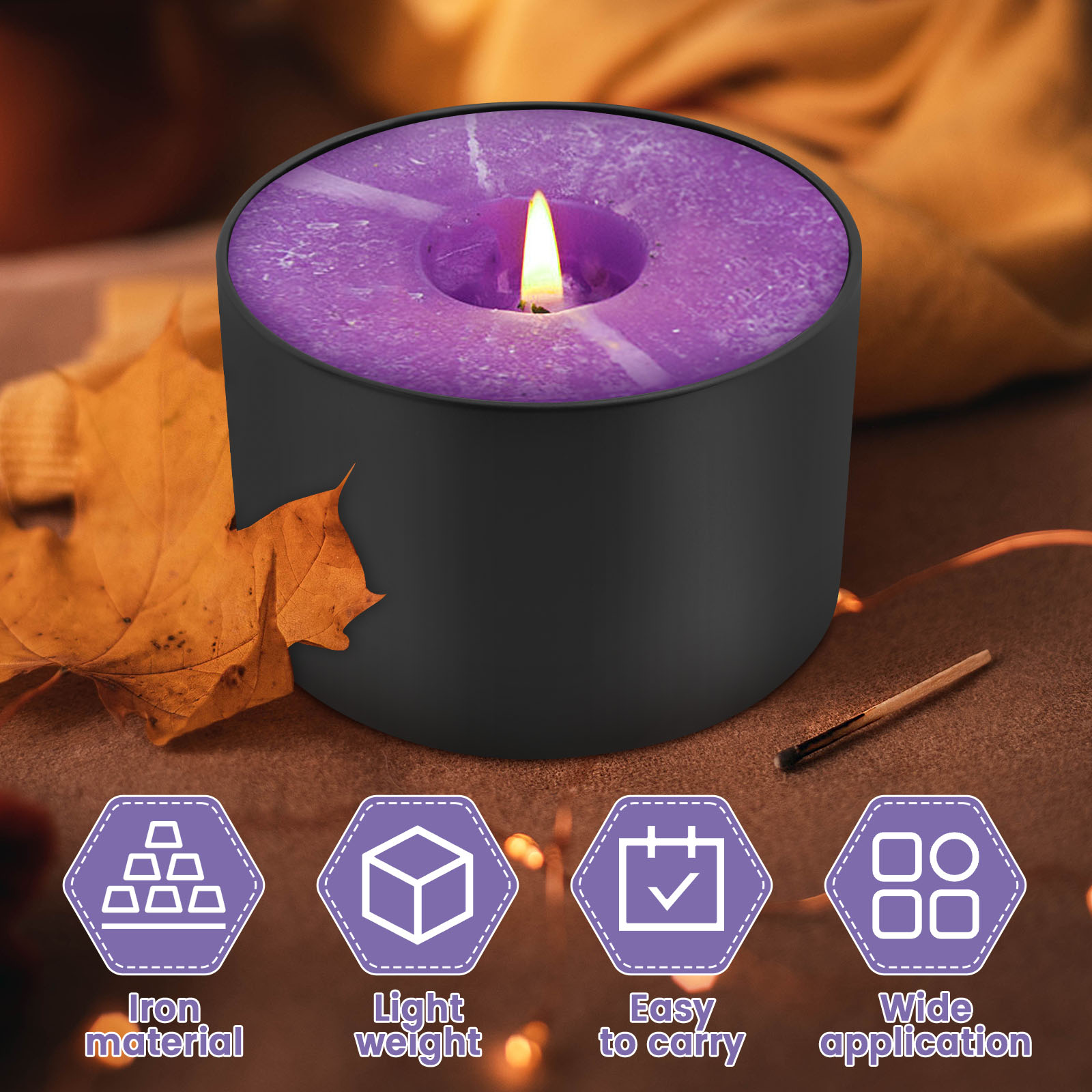 양초를 만들기위한 12Pcs 8oz 철 빈 양초 통 소 - Candle Making Supplies Jars 리뷰 및 가격