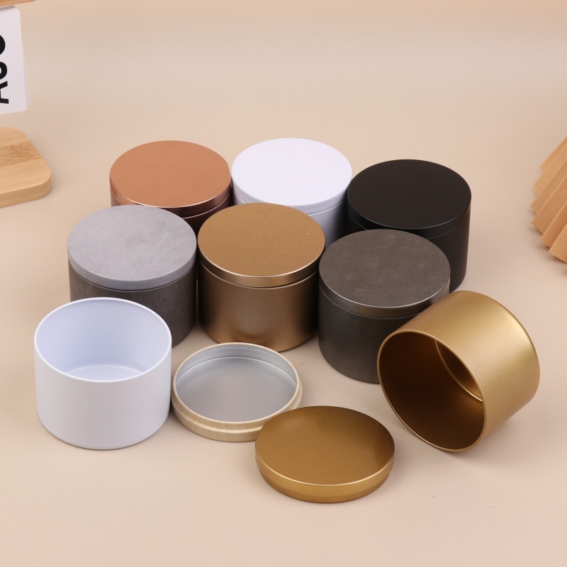 핫세일 8온스 양초 틴캔 양초 용기 양초병 뚜껑 포함  - Candle Making Supplies Jars 리뷰 및 가격