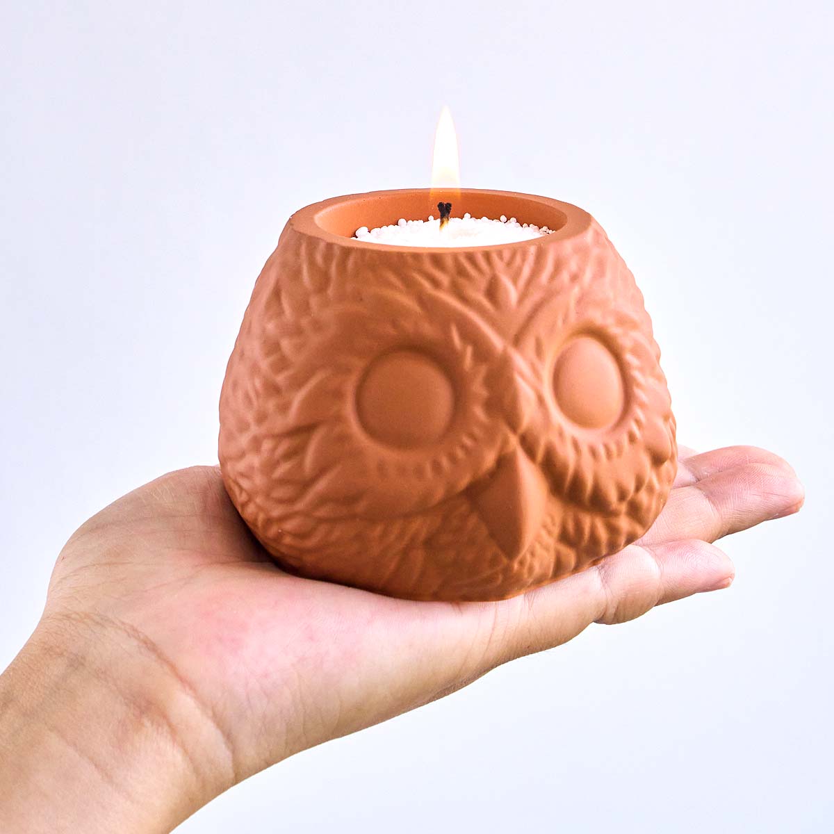 3D 올빼미 모양 양초 항아리 실리콘 몰드 DIY 석고 - Candle Making Supplies Jars 리뷰 및 가격