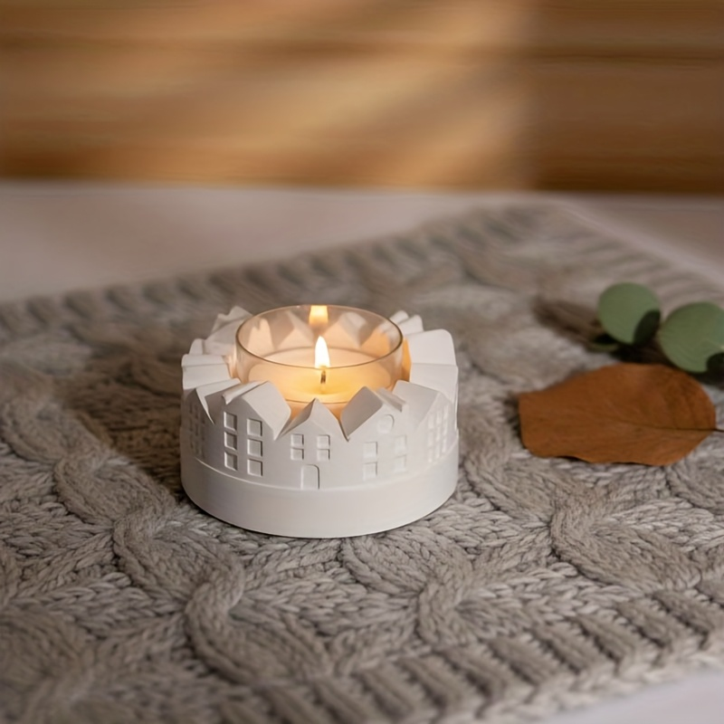 수지 및 석고와 호환되는 재사용 가능한 실리콘 몰드 - - Candle Holder Supplies 리뷰 및 가격