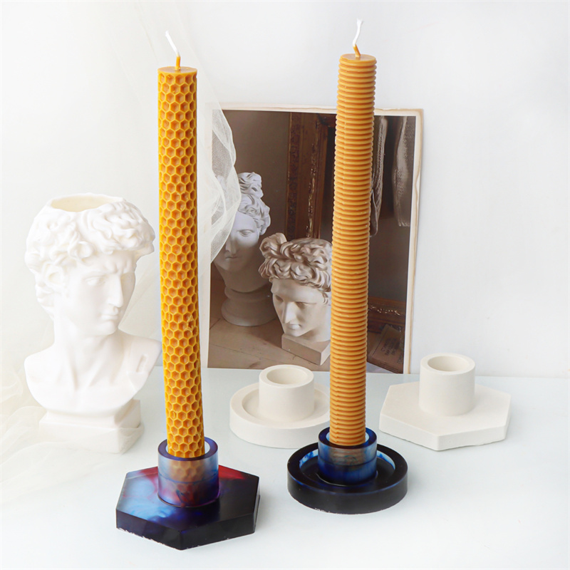 라운드 막대 촛대 실리콘 몰드 DIY 육각 캔들 홀더  - Candle Holder Supplies 리뷰 및 가격