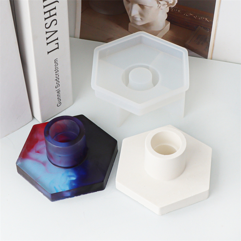 라운드 막대 촛대 실리콘 몰드 DIY 육각 캔들 홀더  - Candle Holder Supplies 리뷰 및 가격