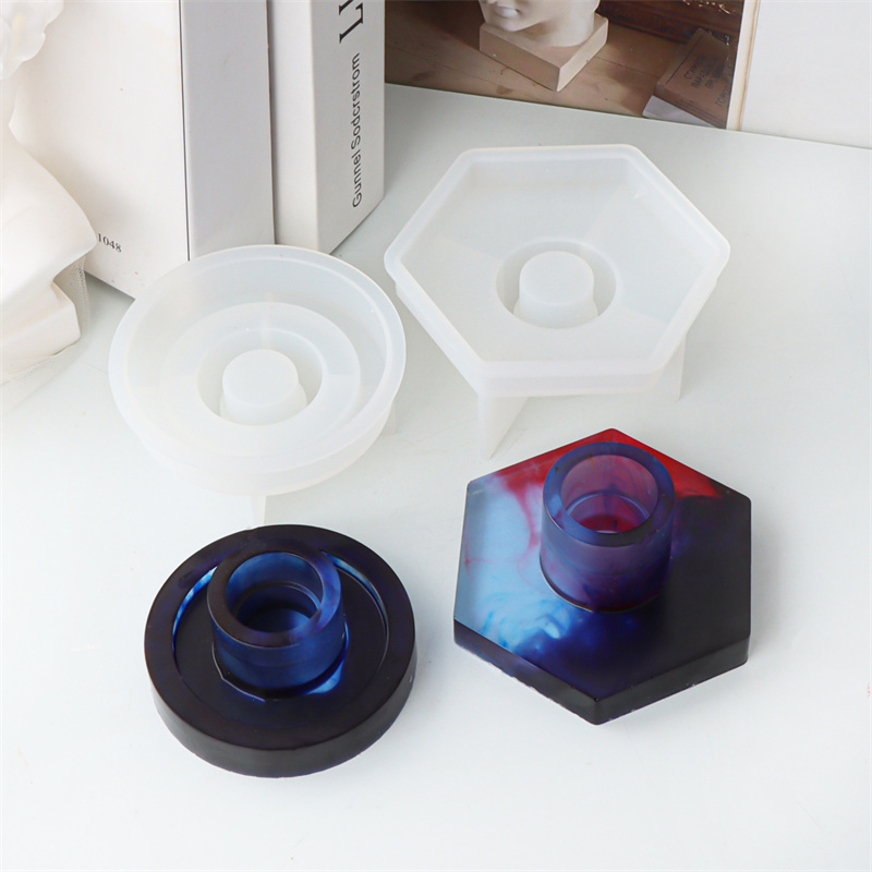 라운드 막대 촛대 실리콘 몰드 DIY 육각 캔들 홀더  - Candle Holder Supplies 리뷰 및 가격