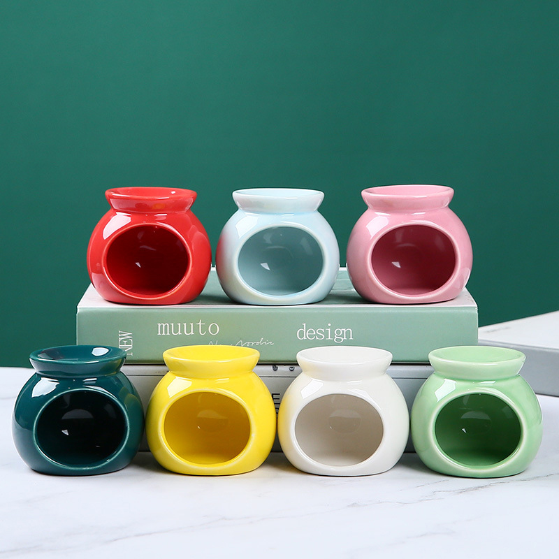 도자기 아로마 버너 에센셜 오일 Furance 미니 캔 - Candle Holder Supplies 리뷰 및 가격